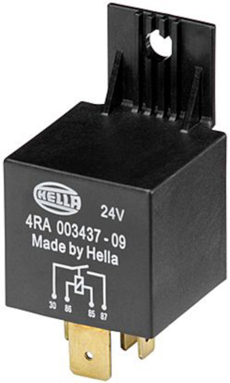 Hella 3437097 Relay 24V 60A Spst Bkt