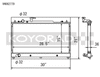 Koyo VH062779 06-08 Mazdaspeed 6 2.3L Turbo Radiator