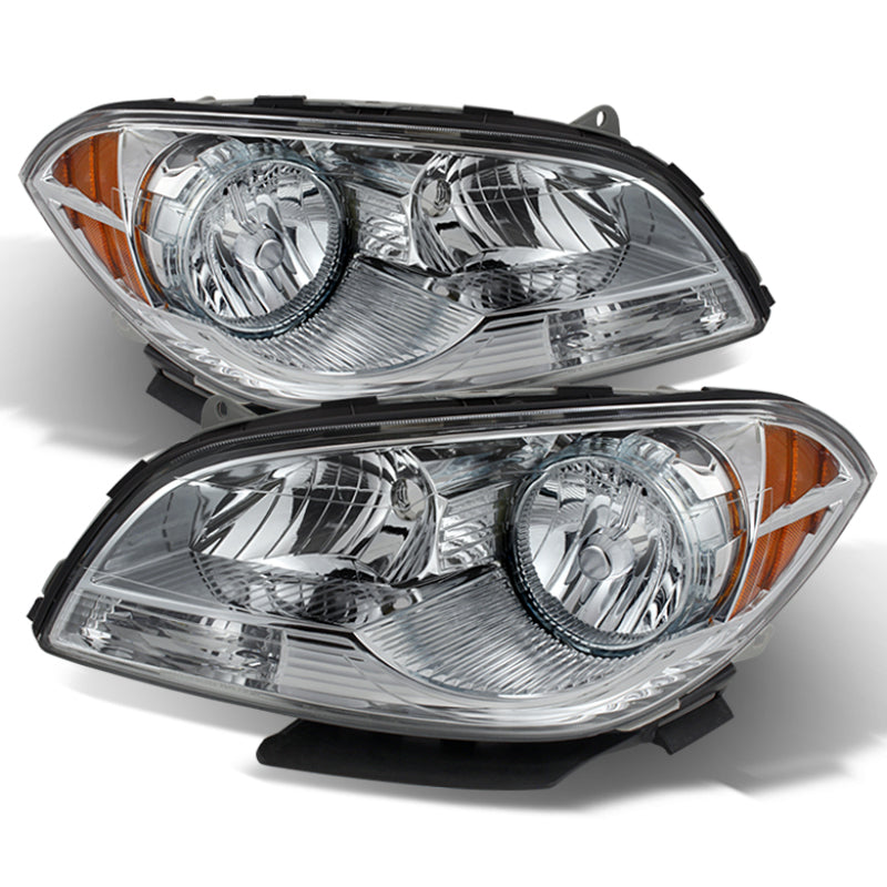9026027 Xtune fits Chevy 08-20 Malibu 2012 Crystal Headlights Chrome HD-JH-CMA