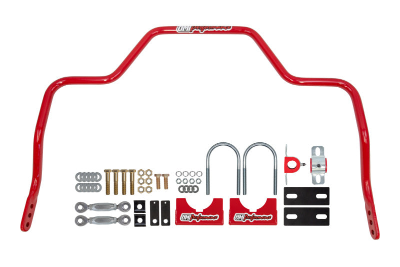 UMI Performance 6580-R 15-24 fits Ford F-150 1in Solid Rear Sway Bar - Red