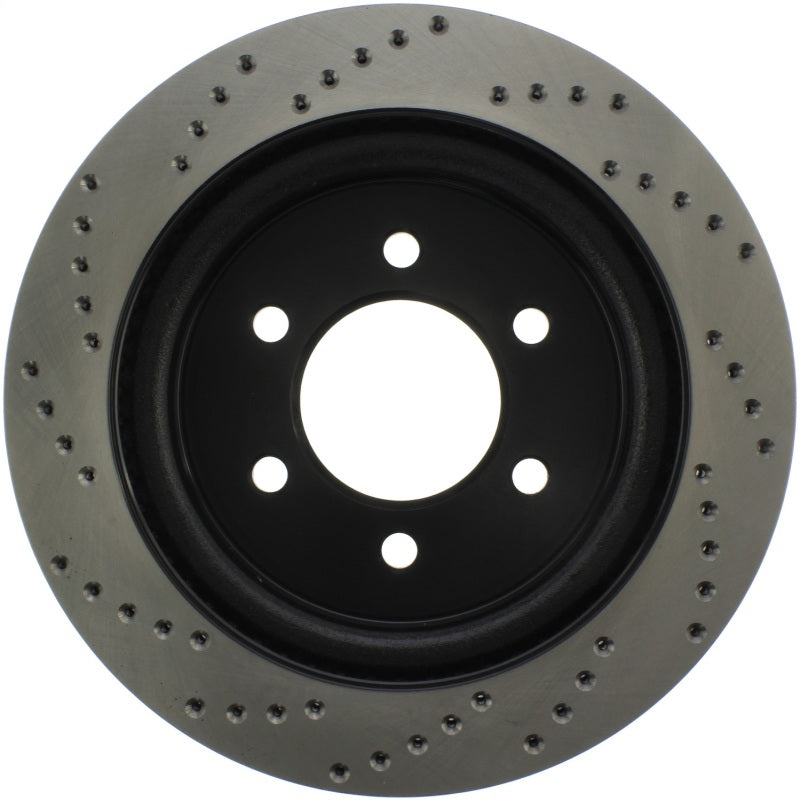Stoptech 128.65153L 2019 Ford Raptor w/ Electronic Parking Brake Sport Cross Drilled Left Rear Rotor