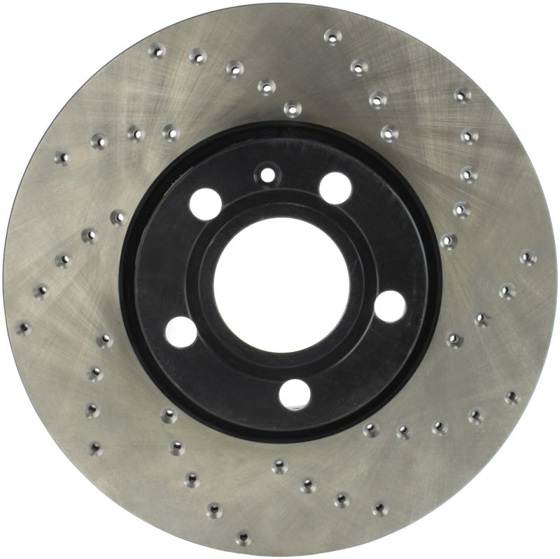 Stoptech 128.33039L 96-7/04 Audi A4 / 95-01 A6 / 7/98-05 VW Passat Left Front Drilled Rotor