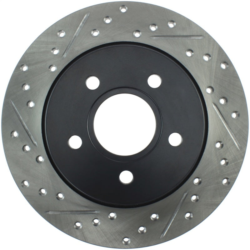 Stoptech 127.61099R 12-15 fits Ford Focus w/ Rear Disc Brakes Rear Right Slotted & Drilled Rotor