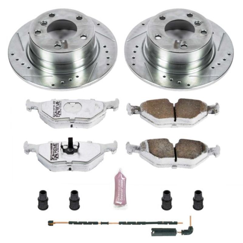 PowerStop K5130-26 03-05 fits BMW Z4 Rear Z26 Street Warrior Brake Kit