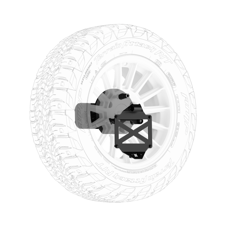 Body Armor 4x4 TY-2966 16-23 fits Toyota Tacoma/10-24 4Runner Pro Series II Tire Carrier W/ License Plate Holder