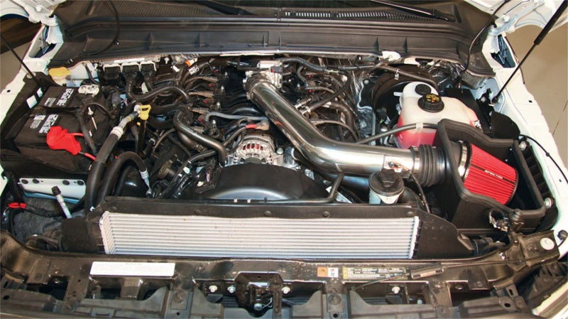 Spectre 9001 11-14 fits Ford F250/350 V8-6.2L F/I Air Intake Kit - Polished w/Red Filter