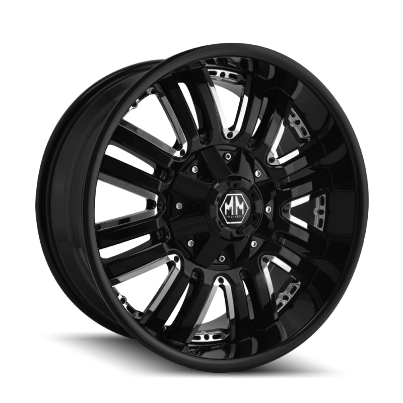 Mayhem 8070-8956B18 8070 Assault 18x9 / 5x114.3 BP / 18mm Offset / 87mm Hub Black Wheel