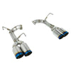 Remark RO-TTVA-S4 fits Subaru WRX STi Axle Back Exhaust Single Wall Tip-4in