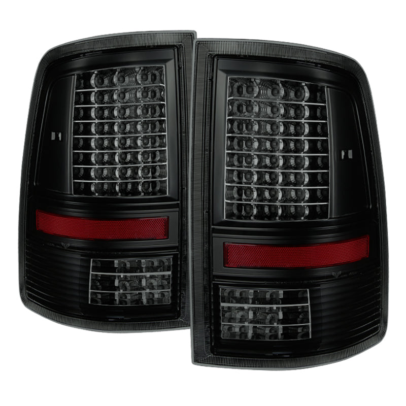 9034831 Xtune fits Dodge 09-14 Ram 1500 LED Tail Lights Incandescent Model Bla