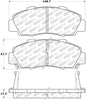 Stoptech 305.0503 Street Select Brake Pads - Front