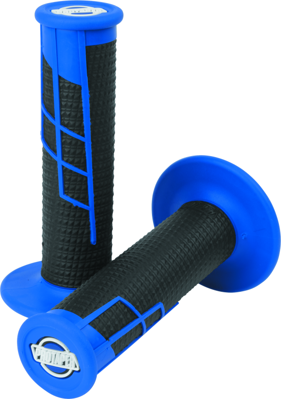 ProTaper 21663 Clamp-On 1/2 Waffle Grip - Blue/Black