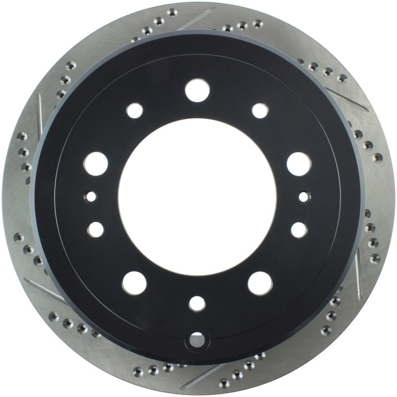 Stoptech 127.44087R Slotted & Drilled Sport Brake Rotor