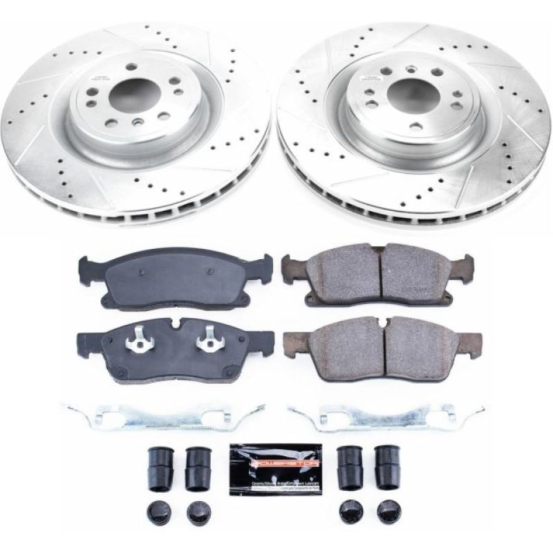 PowerStop K6883 fits Mercedes-Benz GLE300d Front Z23 Evolution Sport Brake Kit