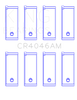 King CR4046AM0.75 fits Acura D16A1 (Size STD) Rod Bearing Set (Size +0.75)