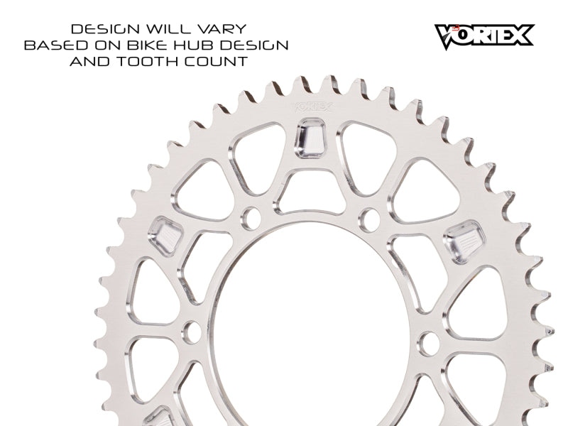 Vortex Racing V4 45 Tooth 530 Rear Sprocket - Silver