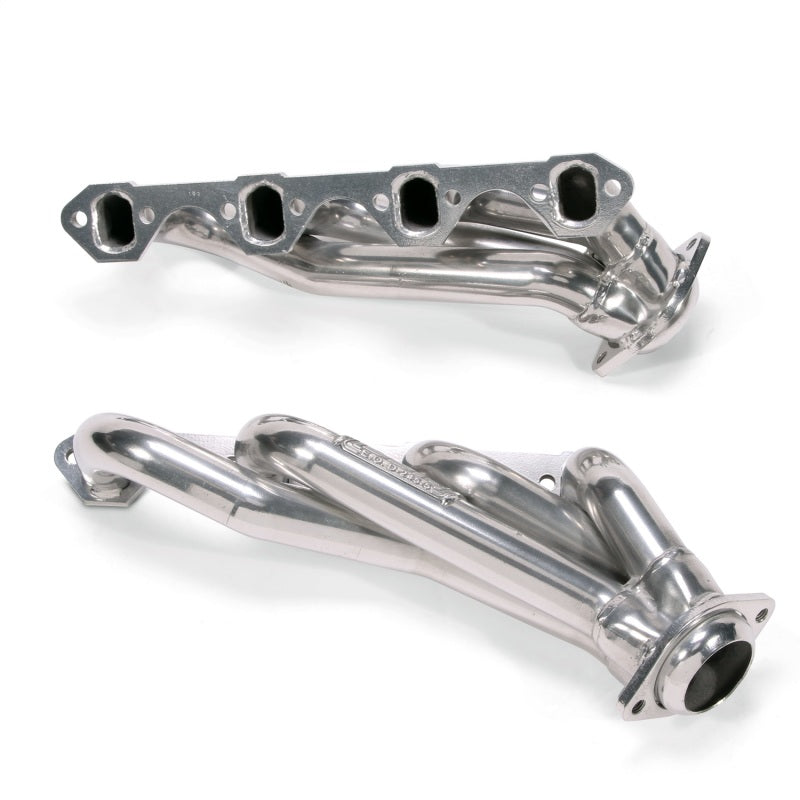 BBK 15110 Mustang 351 Swap Shorty Unequal Length Exhaust Headers - 1-5/8 Silver