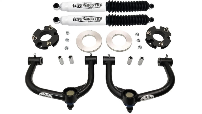 Tuff Country 23925KN 21-22 fits Ford F-150 4x4 3in Front Lift Kit w/Ball Joint Upper Control Arms and Shocks