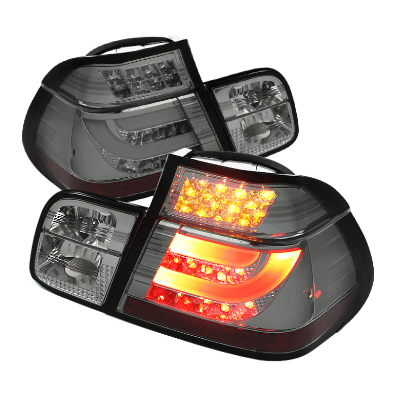 Spyder 5037718 fits BMW 99-01 E46 3-Series 4Dr Light Bar Style LED Tail Lights