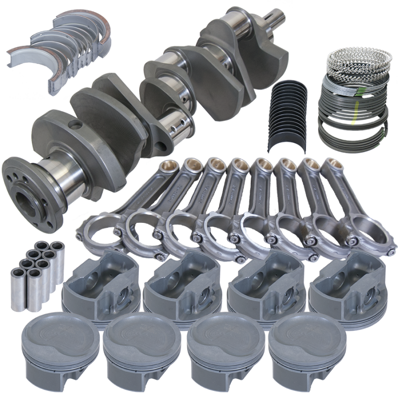 Eagle 625054155 fits Pontiac 455 4.250in Crank 6.800in I-Beam Rods -22cc 4.155in Pistons Rotating Assembly