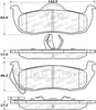 Stoptech 308.1087 Street Brake Pads
