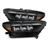 AlphaRex 880262 15-17 fits Ford Mustang NOVA LED Proj Headlights Black w/Acti