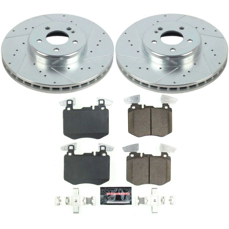PowerStop K8322 fits Mercedes-Benz GLC300 Front Z23 Evolution Sport Brake Kit