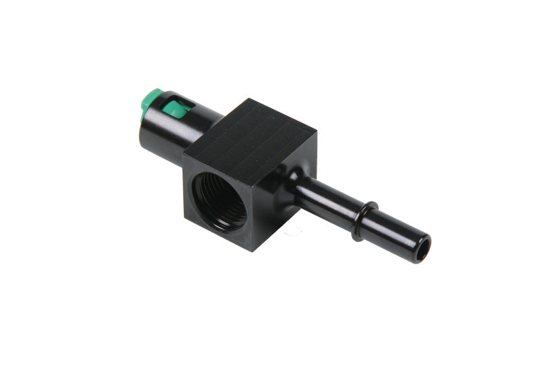 Aeromotive 15121 3/8in Quick Connect with AN-08 port and 1/8in gauge port