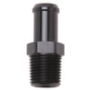 Edelbrock 8159 Hose End Straight 1/2In NPT to 5/8In Barb Black Anodize