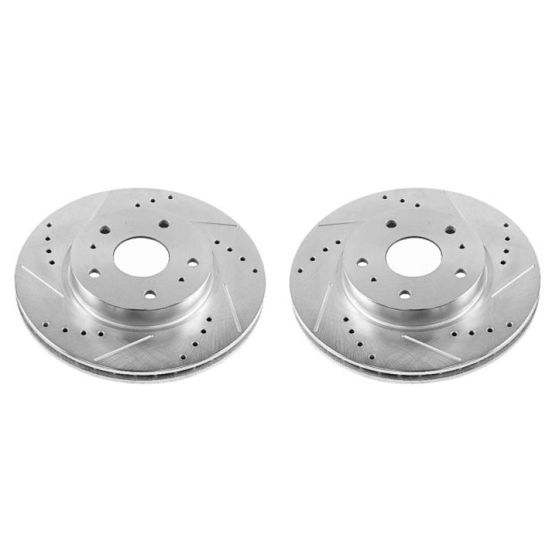 PowerStop fits Suzuki 07-13 SX4 Front Evolution Drilled & Slotted Rotors - Pair