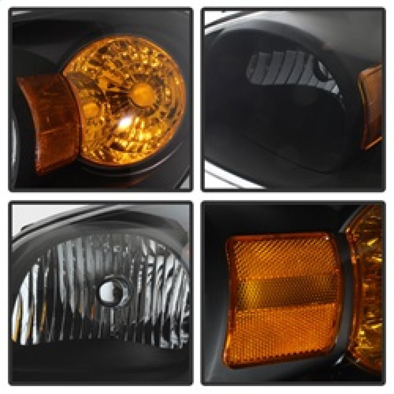 5079794 Xtune fits Chevy 05-10 Cobalt Crystal Headlights Black HD-JH-CCOB05-AM