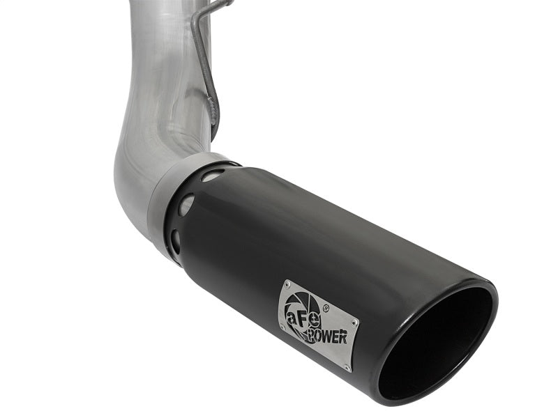 AFE 49-03090-B 5in DPF-Back Alum Steel Exhaust System w/Black Tip 2017 fits For