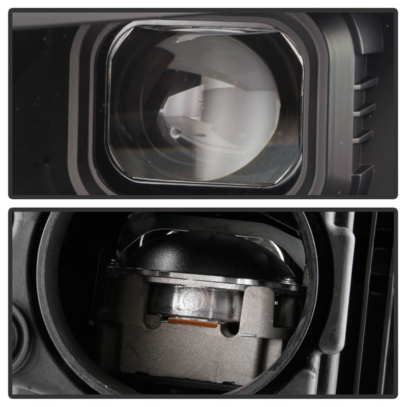 Spyder 5087355 fits Chevy 16-18 Camaro HID Model Full LED Headlights Black PRO-