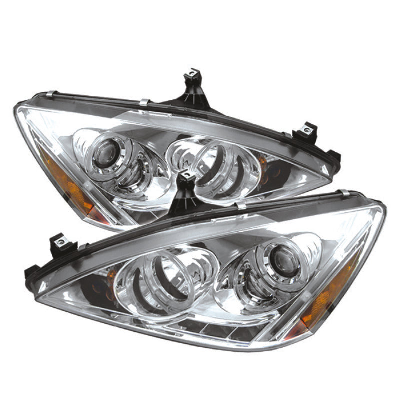 SPYDER 5010643 fits Honda Accord Projector Headlights LED Halo Amber Reflector