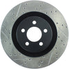 Stoptech 127.63063R SportStop 06-09 fits Chrysler SRT-8 Front Right Drilled & Slotted Rotor