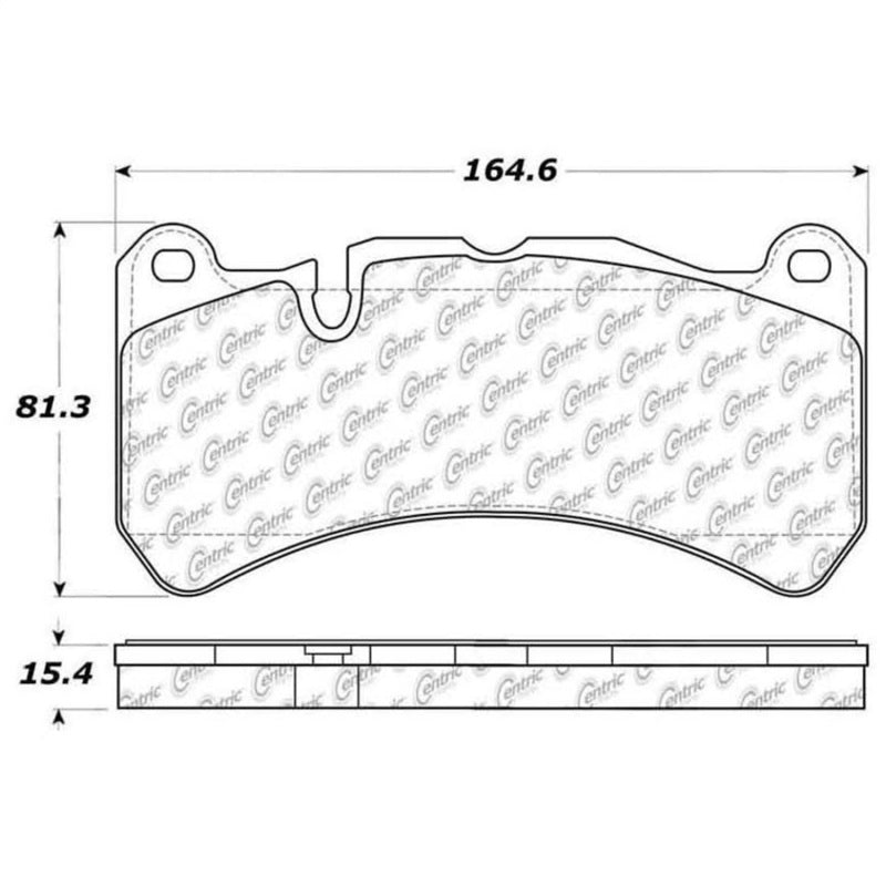 StopTech 308.1116 Street Touring Brake Pads