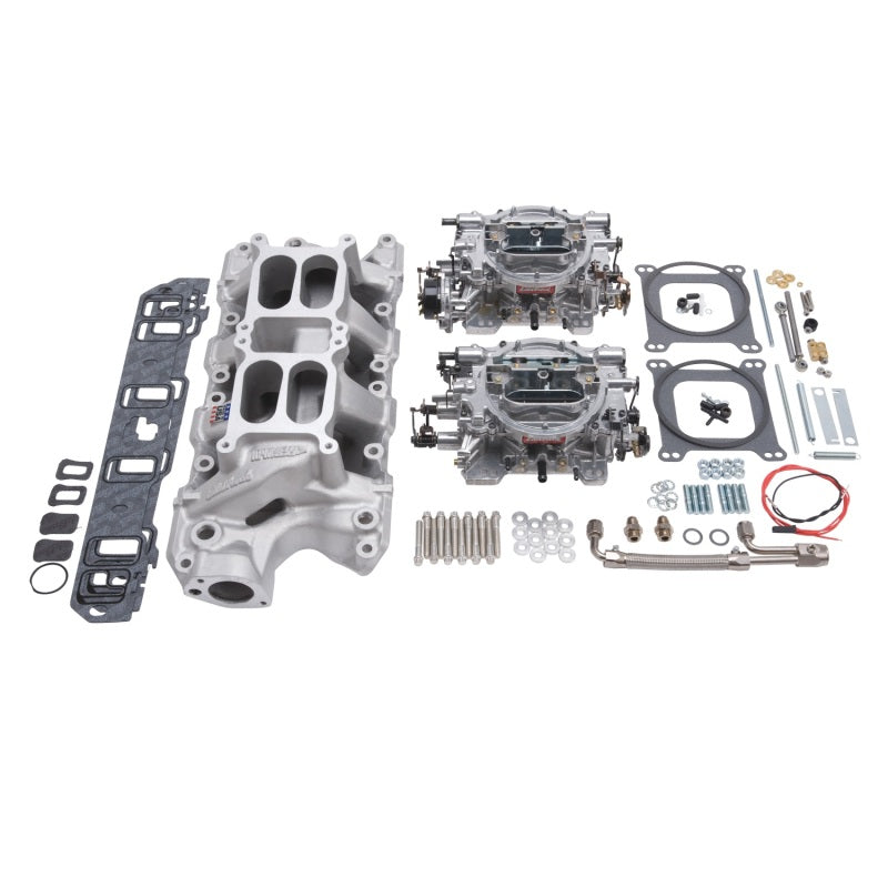 Edelbrock 2035 Dual Quad Kit RPM Air-Gap 289-302 fits Ford