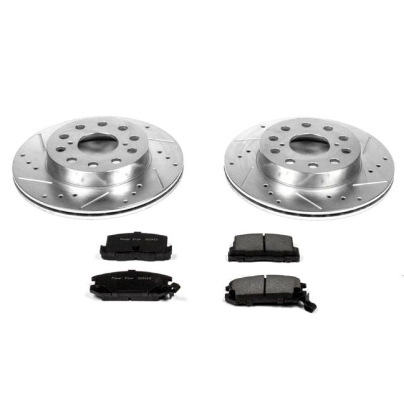 PowerStop K5092 fits Toyota 91-95 MR2 Rear Z23 Evolution Sport Brake Kit