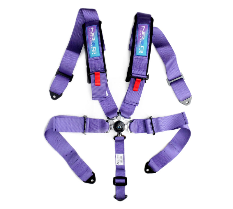 NRG SBH-B6PCPP SBH-B6PCPP SFI 16.1 5Pt 3 Inch Seat Belt Harness with Pads / Cam
