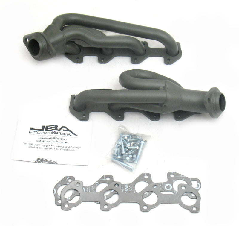 JBA 1949S-1JT fits Dodge 02-03 RAM 4.7L PowerTech 1-1/2in Primary Ti Ctd Cat4Ward Header