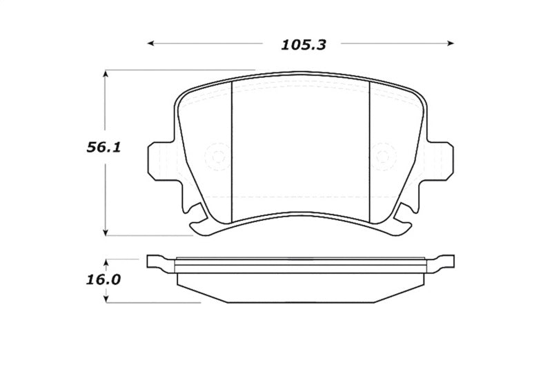 Stoptech 308.1108 Street Touring 06-09 Audi A3 / 05-09 Audi A4/A6 / 08-09 Audi TT