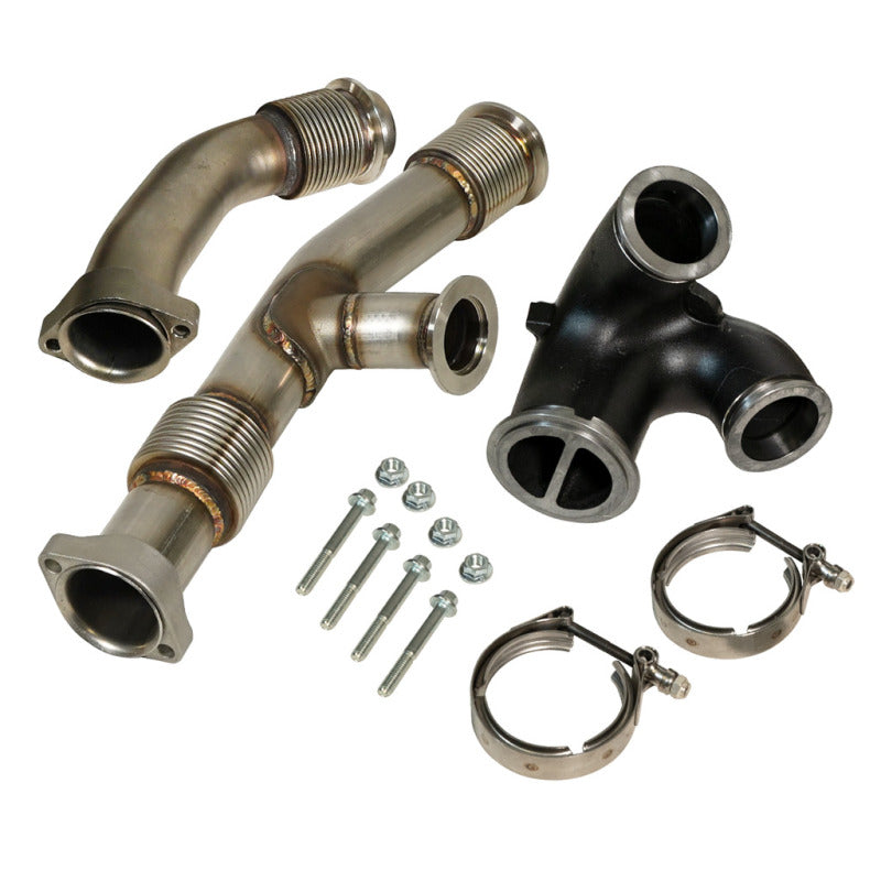 BD Diesel 1043917 UpPipe Kit - fits Ford 03-04 .5 6.0L Powerstroke w/EGR Connect