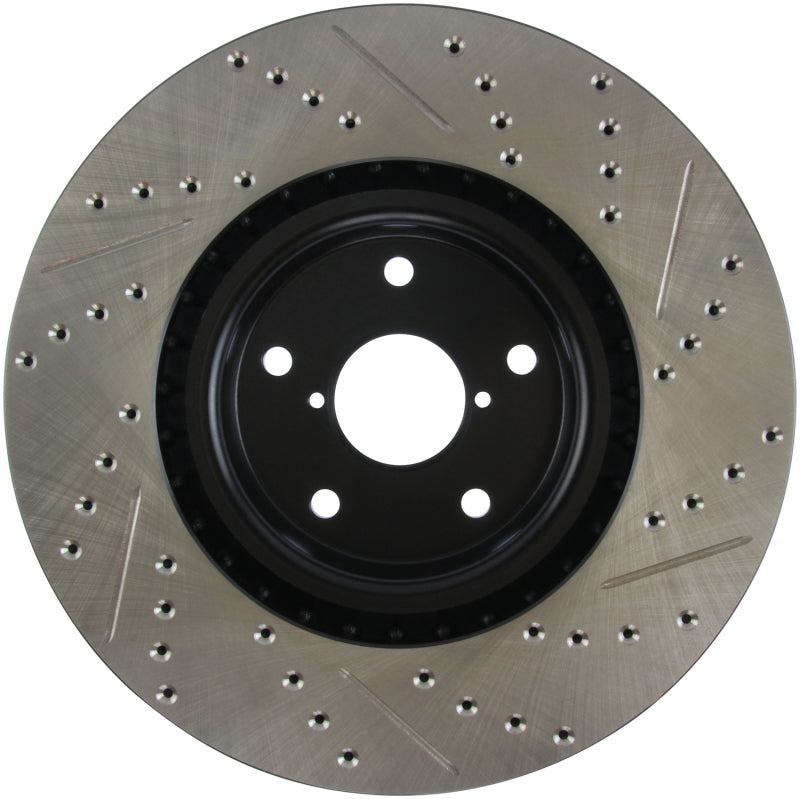 Stoptech 127.47022R 05-10 fits Subaru Impreza WRX/STi Slotted & Drilled Right Front Rotor