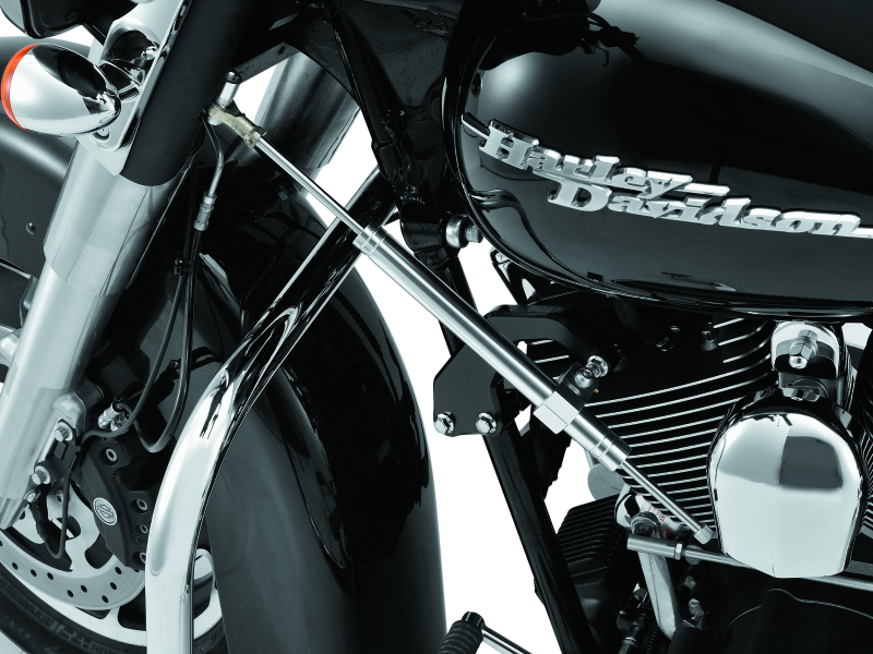Twin Power 601114 00-08 FLH FLT Satin Steering Damper Kit