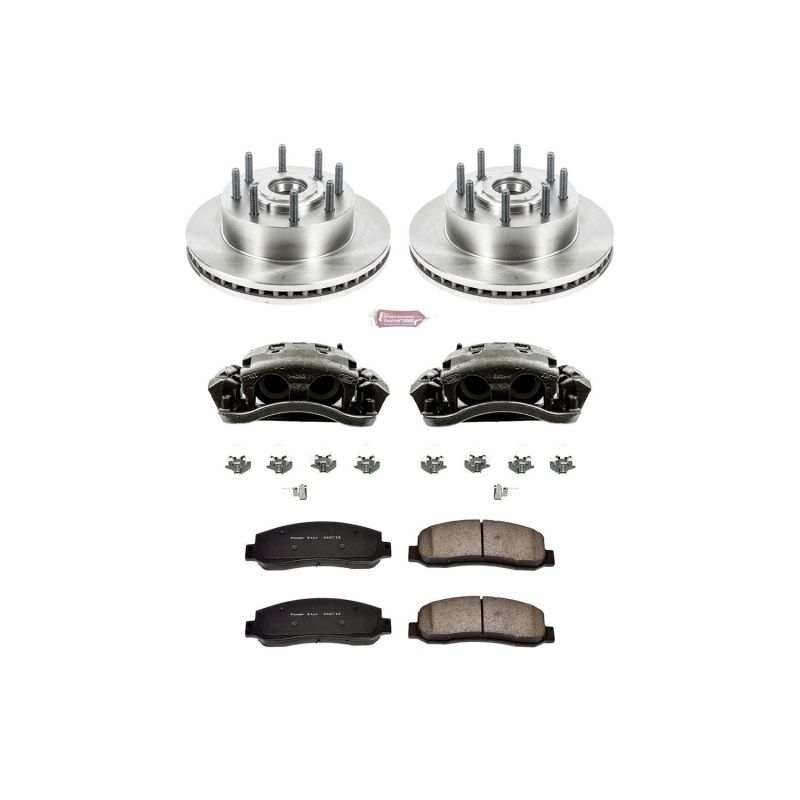 Power Stop KCOE1796 05 fits Ford F-350 Super Duty Front Autospecialty Kit w/Cals