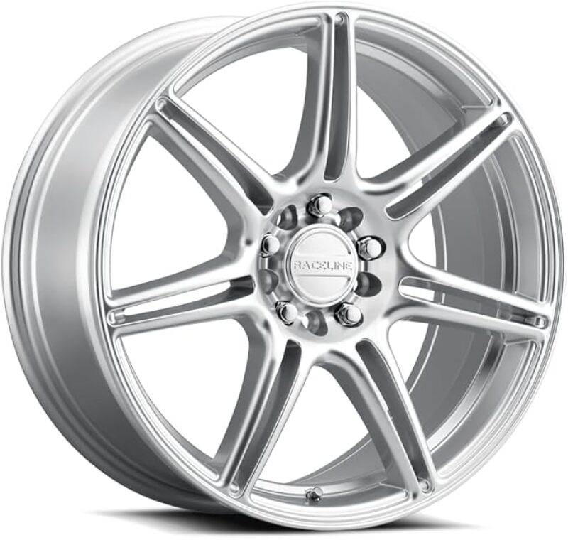 Raceline 148HS-88091+40 148HS Apex 18x8in / 5X112 / 5X120 BP / 40mm Offset / 74.1mm Bore - Hyper Silver