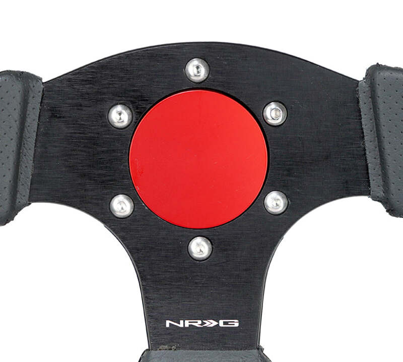 NRG STR-150RD Horn Delete Plate Flush 70x6in / 74x6 PCD pattern - Red