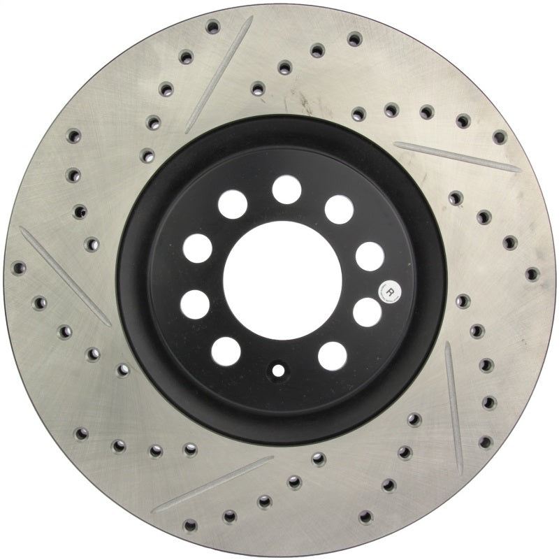 Stoptech 127.33062R Slotted & Drilled Sport Brake Rotor