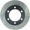 Stoptech 127.44109L 95-03 Toyota Tacoma (6 Lug) / 96-00 4Runner Front Left Slotted & Drilled Rotor