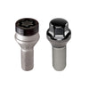 McGard 67179BK 5 Lug Hex Install Kit w/Locks (Cone Seat Bolt) M12X1.5 / 17mm Hex / 25.5mm Shank L. - Black