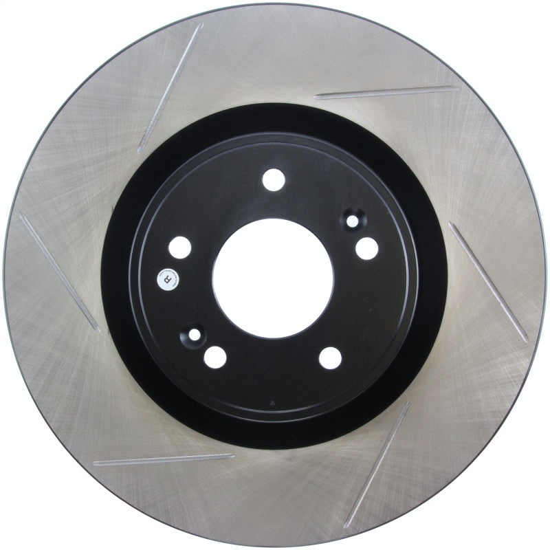 Stoptech 126.51036SR Power Slot 10 fits Hyundai Genesis Coupe Track Front Right Slotted Rotor